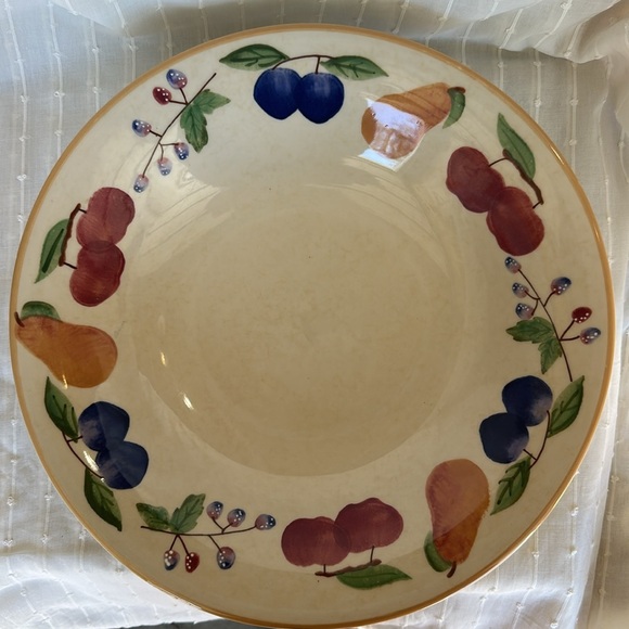 Longaberger “Fruit Medley” large serving bowl - Picture 2 of 3